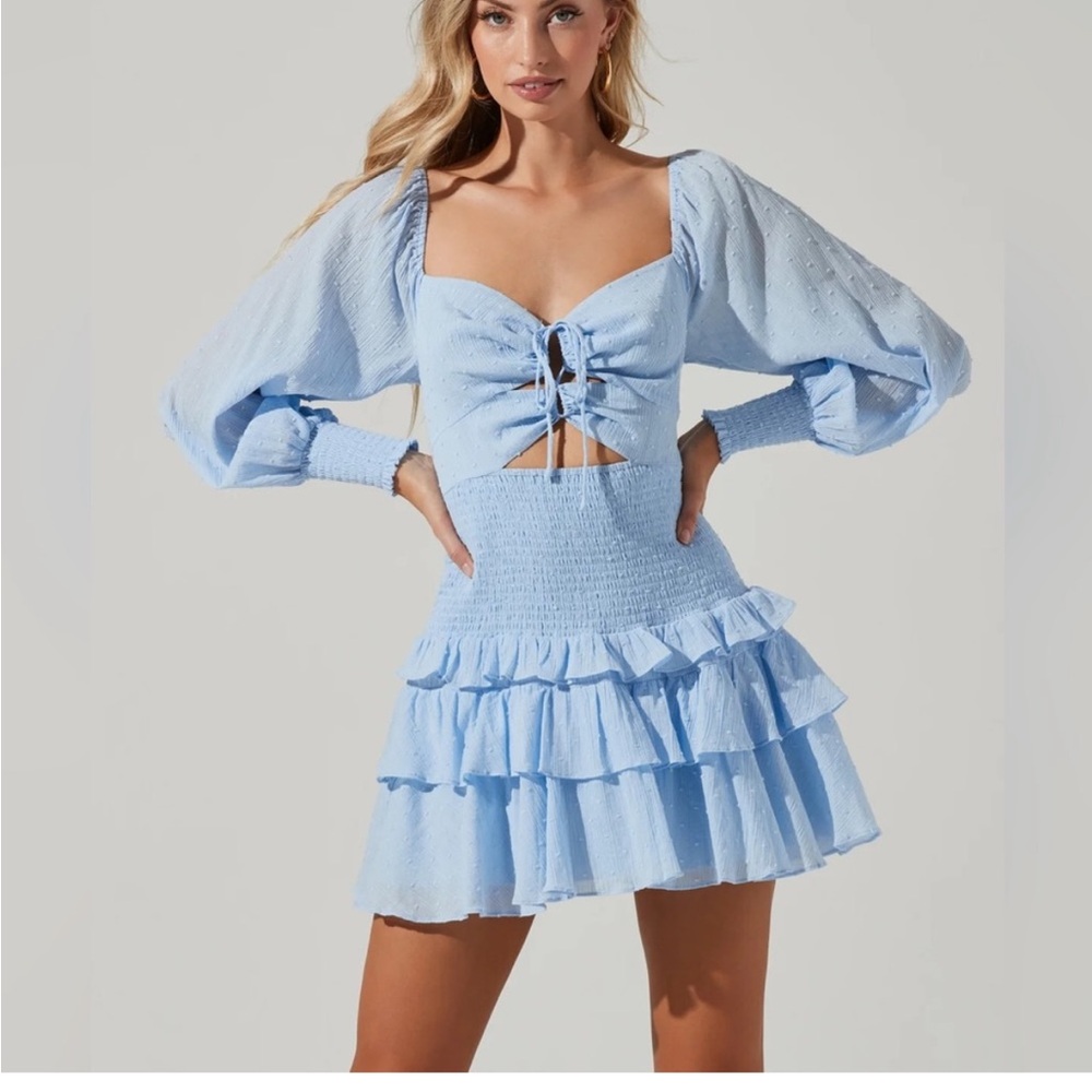 ASTR the label Marietta dress size S light blue